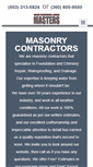 Mobile Screenshot of masonrymasters.com